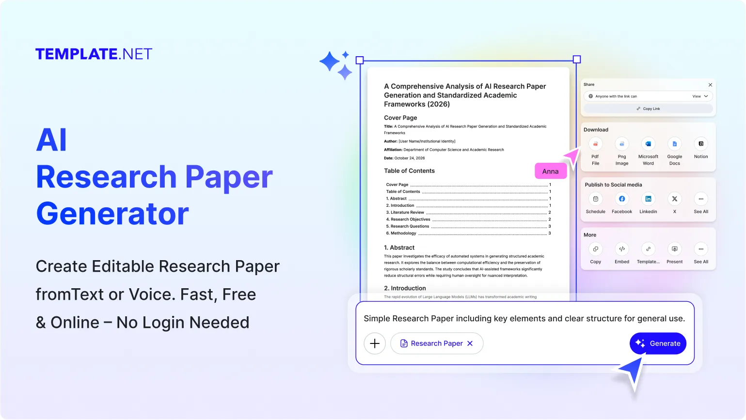 Free AI Research Paper Generator, Academic Paper Writer Online